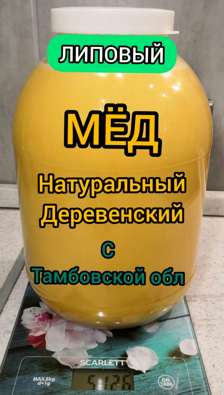 МЕД Тамбовский Липовый