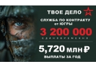 Служба по контракту - работа для настоящих мужчин
